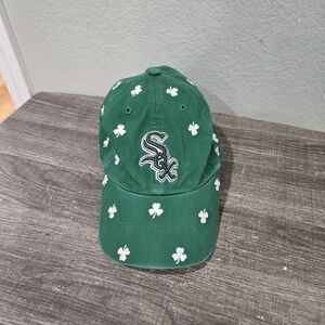 Chicago White Sox MLB Green Baseball Hat With White Shamrocks OSFA